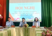 TRƯỜNG TIỂU HỌC SỐ 2 XÃ NÀ NHẠN  TỔ CHỨC HỘI NGHỊ VIÊN CHỨC – NGƯỜI LAO ĐỘNG NĂM HỌC 2024-2025